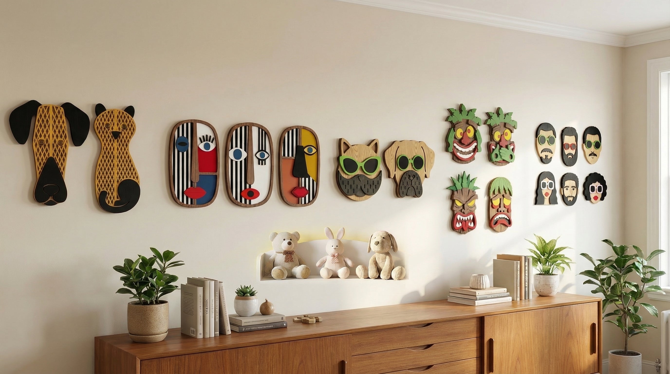 Sets Wood wall decor