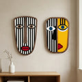 The Contrast Duo Set – 3D Wooden Wall Art Set | Masqez