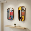 The Cubist Soul Duo Set - 3d  Wooden wall decor