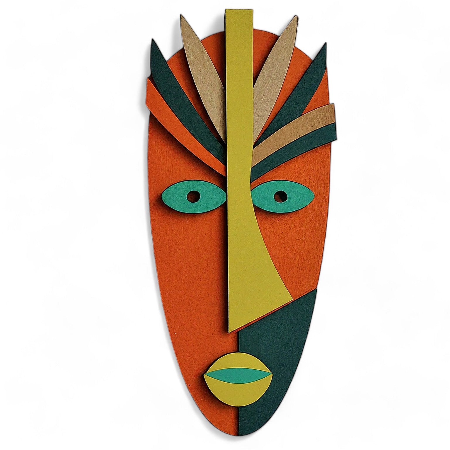 Kofi Mask African Mask wooden wall decor