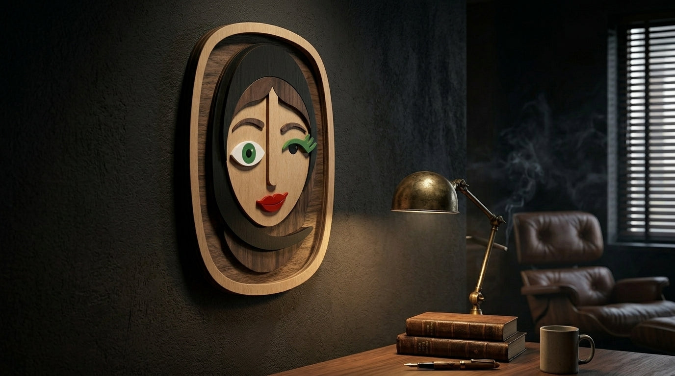 The 'OM GAMZA' Wood Wall