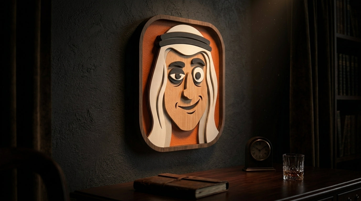The 'BO TASRIFA' Wood Wall Art