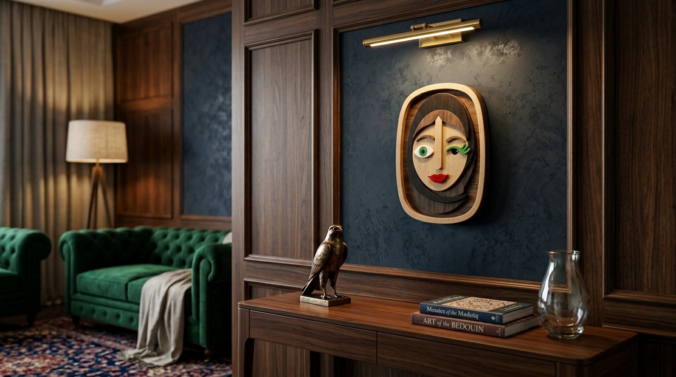 The 'OM GAMZA' Wood Wall