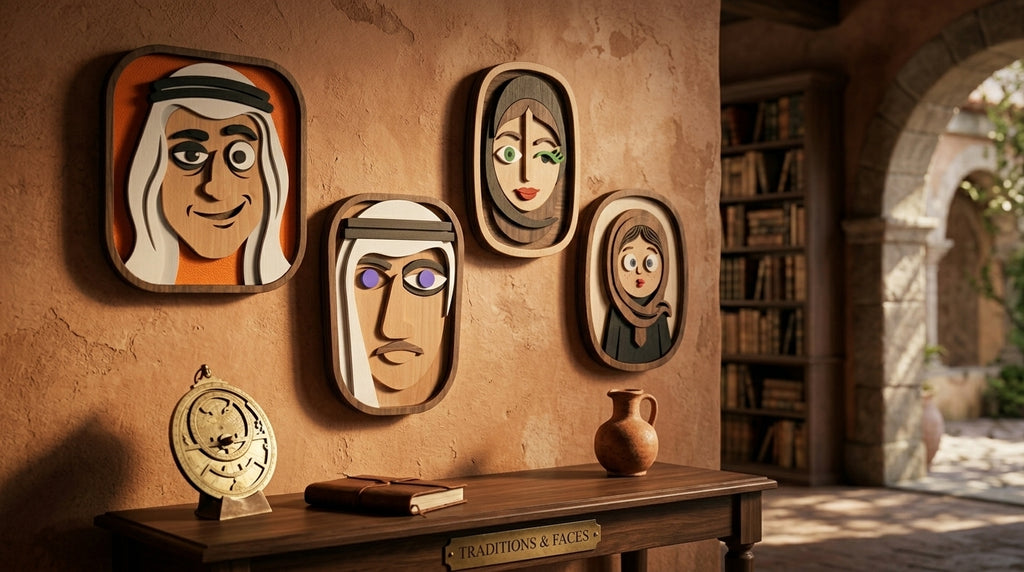 The BO OYON Wood Wall Art – Handmade 3D Wooden Wall Decor | Masqez