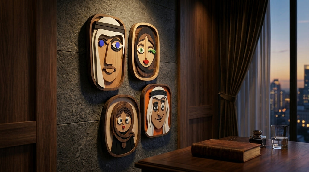 The BO OYON Wood Wall Art – Handmade 3D Wooden Wall Decor | Masqez