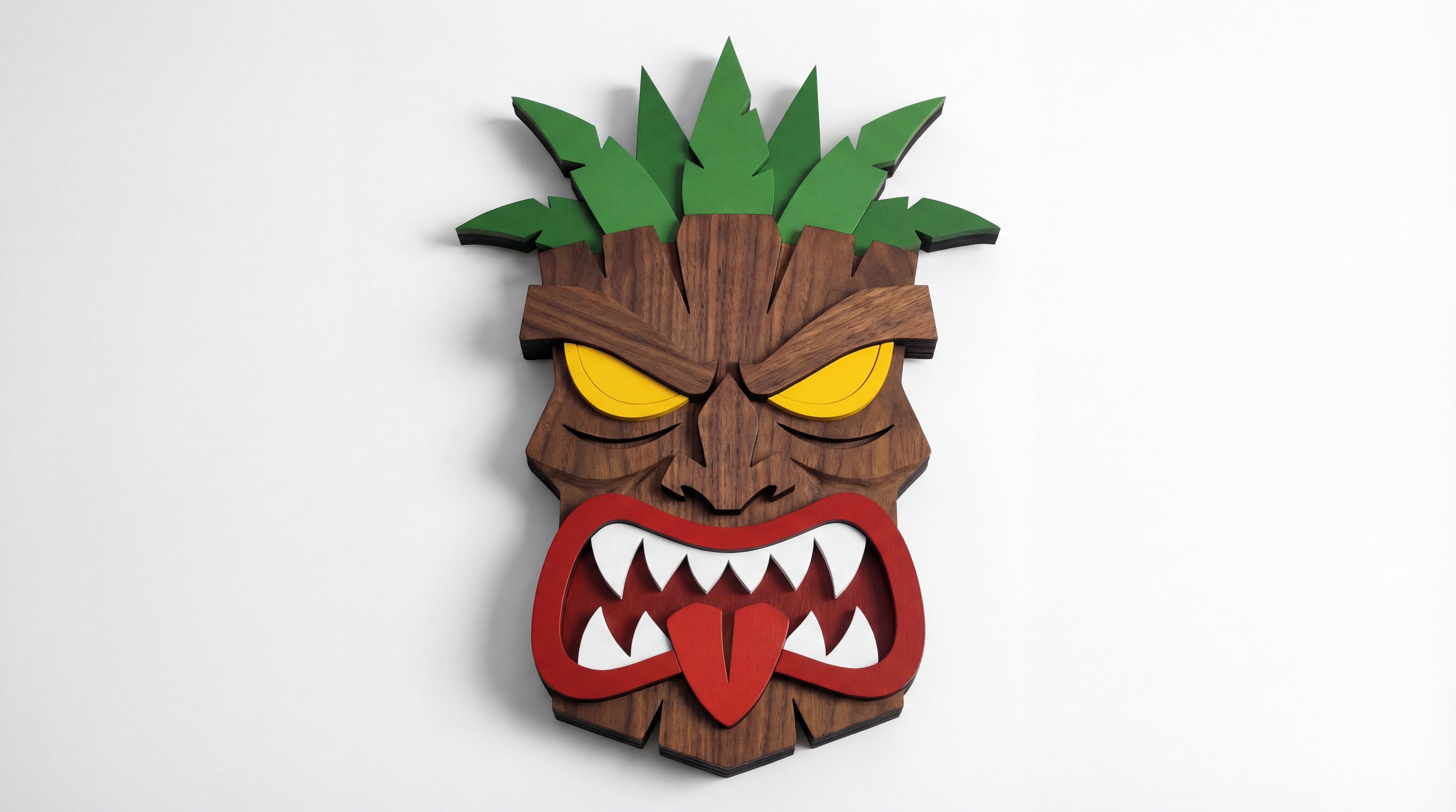 The Savage Tiki – Handmade 3D Wooden Wall Decor | Masqez