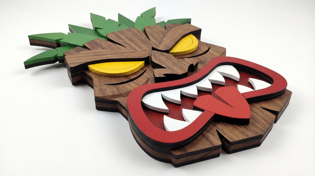 The Savage Tiki – Handmade 3D Wooden Wall Decor | Masqez