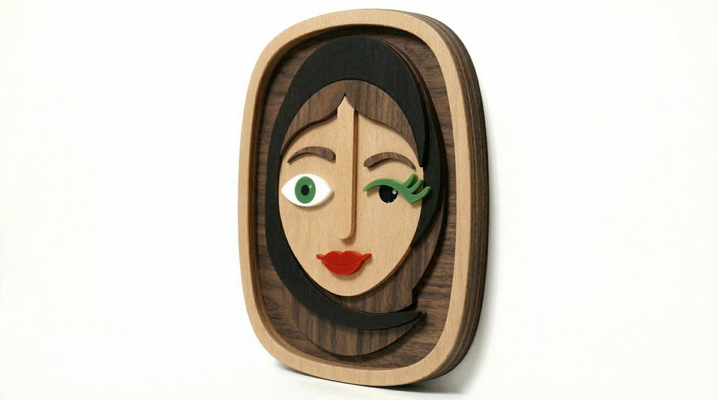 The OM GAMZA Wood Wall Art – Handmade 3D Wooden Wall Decor | Masqez
