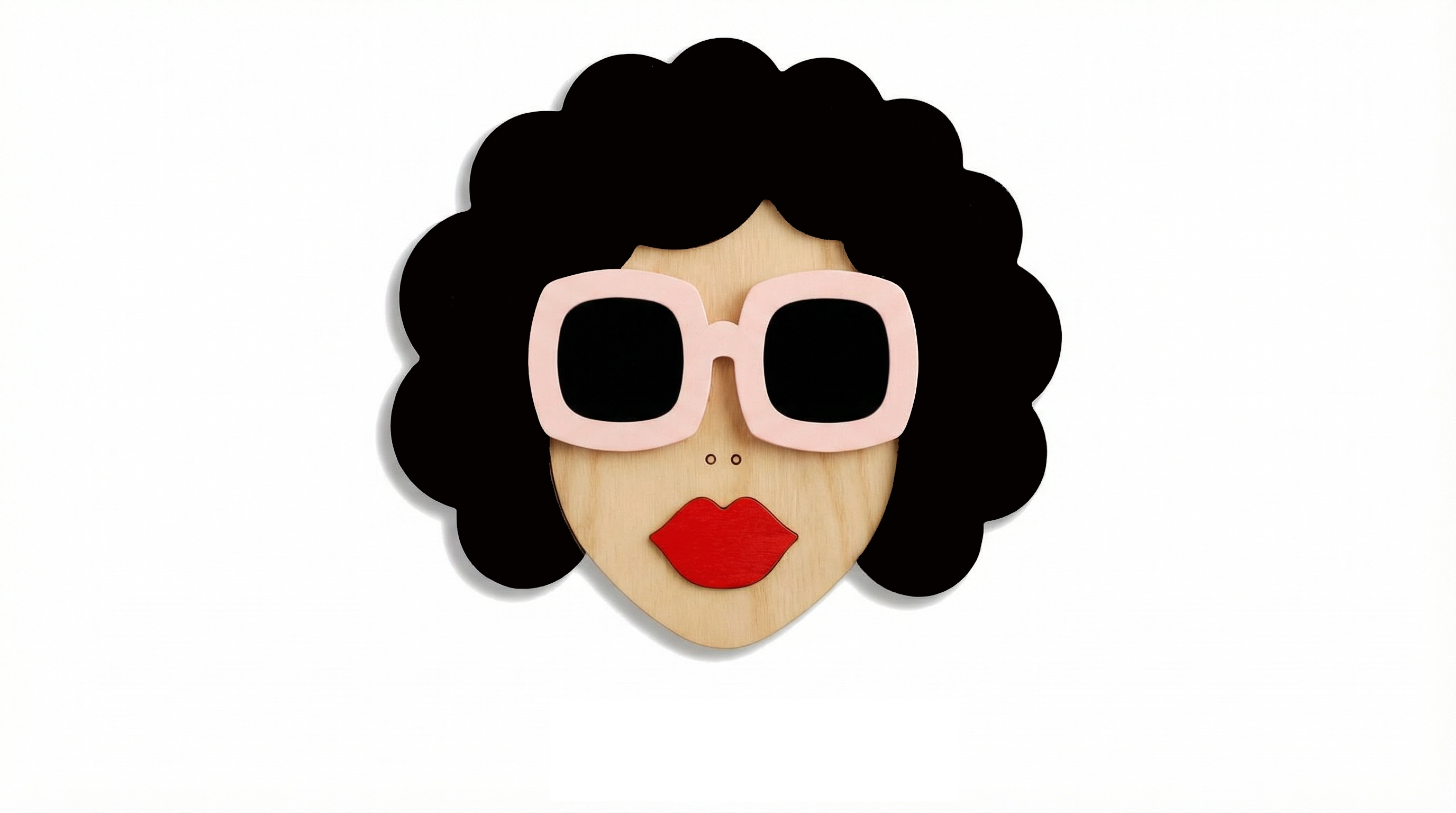THE DIVA WALL MASK – Wooden Wall Decor