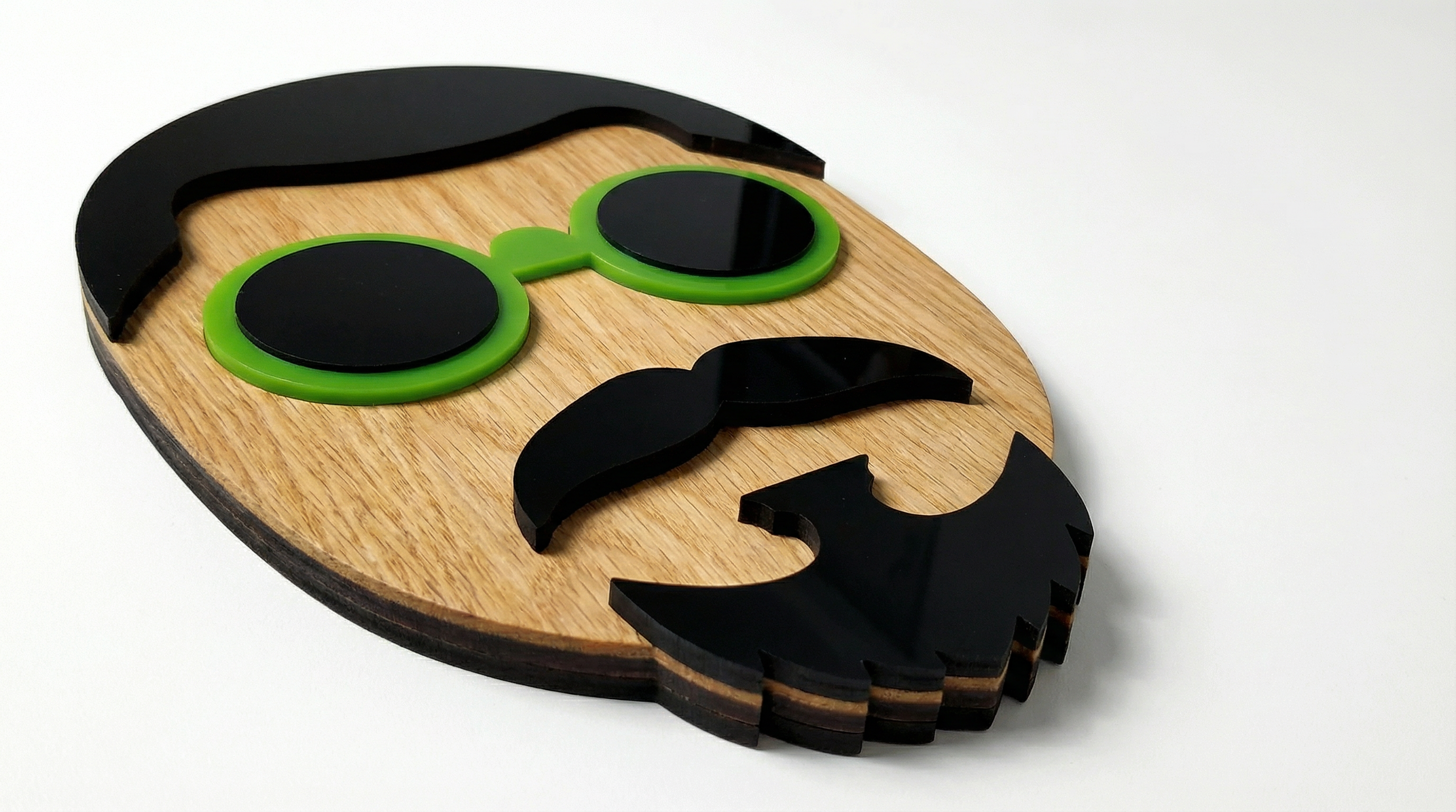 Mr. Yen – Wooden Wall Mask