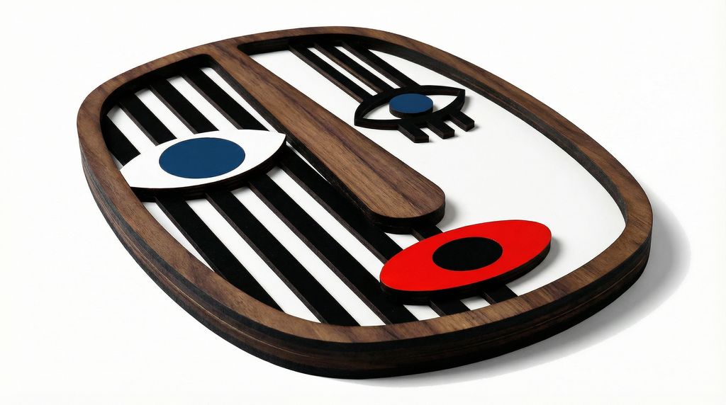 EYE OF THE OCEAN – Handmade 3D Wooden Wall Decor | Masqez