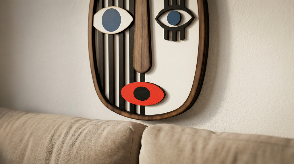 EYE OF THE OCEAN – Handmade 3D Wooden Wall Decor | Masqez