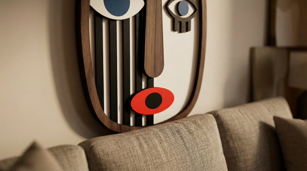 EYE OF THE OCEAN – Handmade 3D Wooden Wall Decor | Masqez