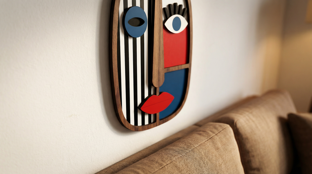 LADY POP – Handmade 3D Wooden Wall Decor | Masqez