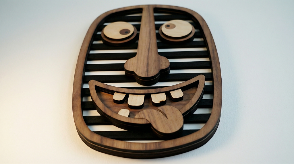 THE JOKER – Handmade 3D Wooden Wall Decor | Masqez