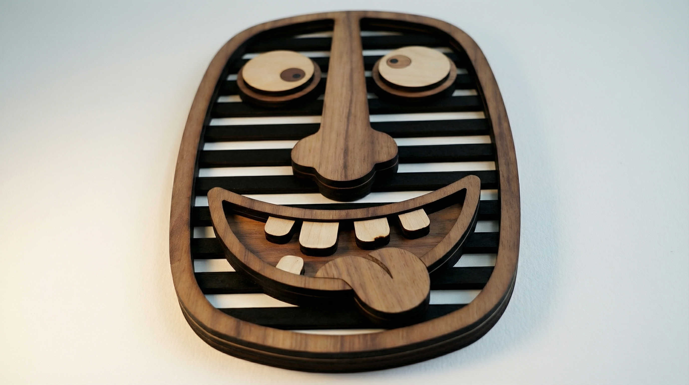THE JOKER – Handmade 3D Wooden Wall Decor | Masqez