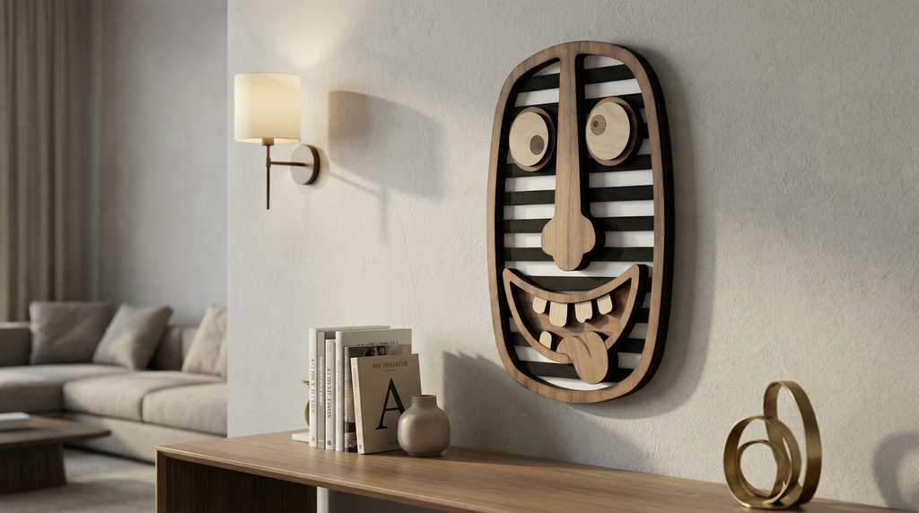 THE JOKER – Handmade 3D Wooden Wall Decor | Masqez