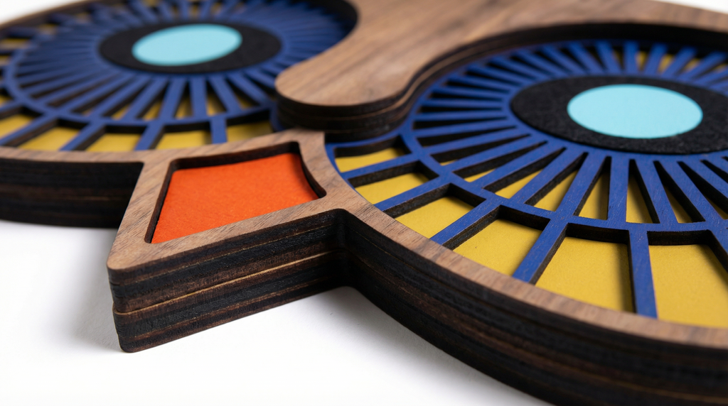 Owl Eye Wall Mask – Handmade 3D Wooden Wall Decor | Masqez