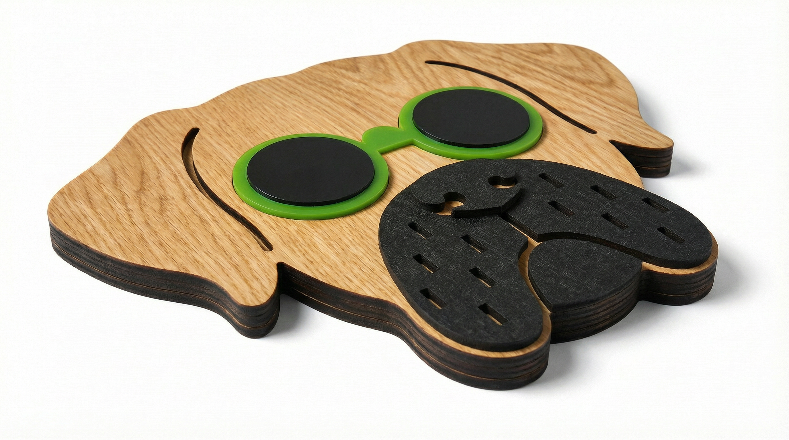 THE LOYAL ONE WALL MASK - Dog Mask  - Wooden wall decor