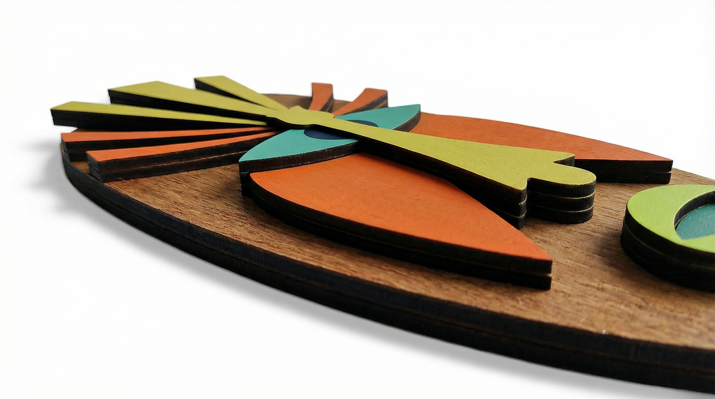 Nia Mask – Handmade 3D Wooden Wall Decor | Masqez