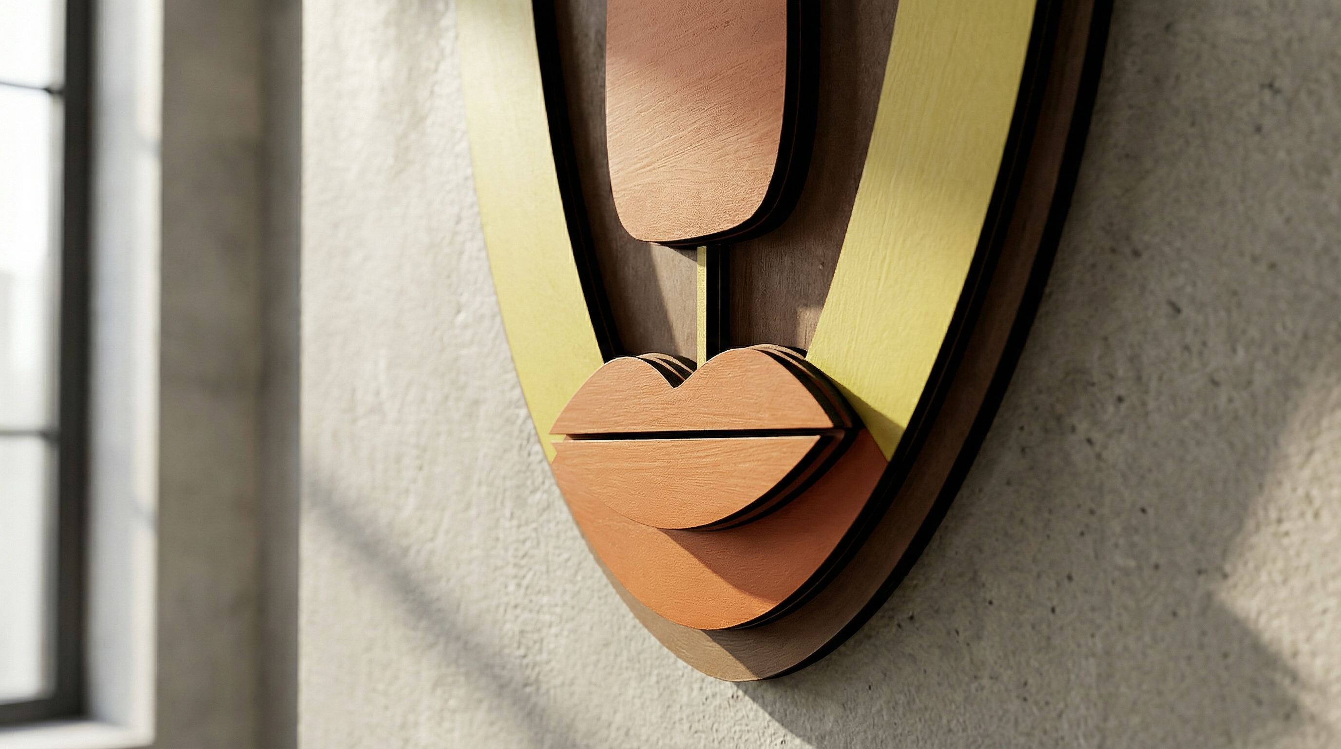 Tariq Mask wooden wall decor