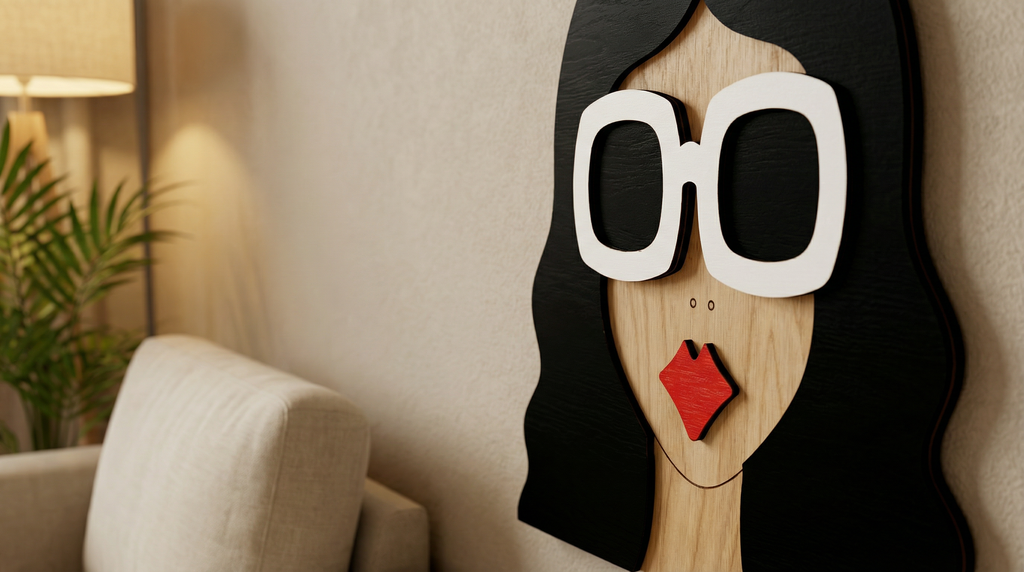THE CHIC – Handmade 3D Wooden Wall Decor | Masqez