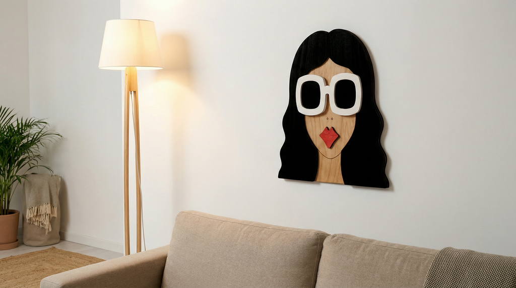 THE CHIC – Handmade 3D Wooden Wall Decor | Masqez