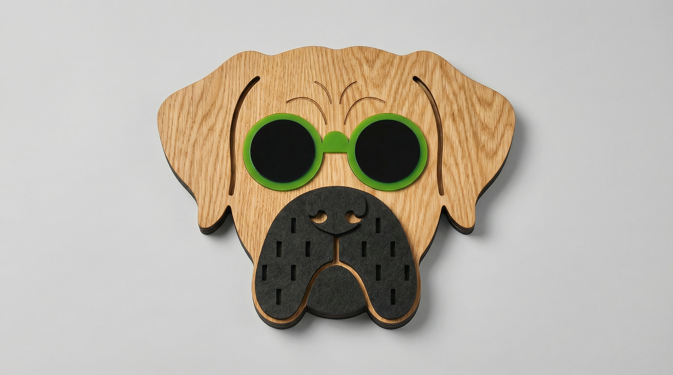 THE LOYAL ONE – Handmade 3D Wooden Wall Decor | Masqez