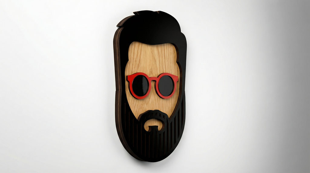THE VISIONARY – Handmade 3D Wooden Wall Decor | Masqez
