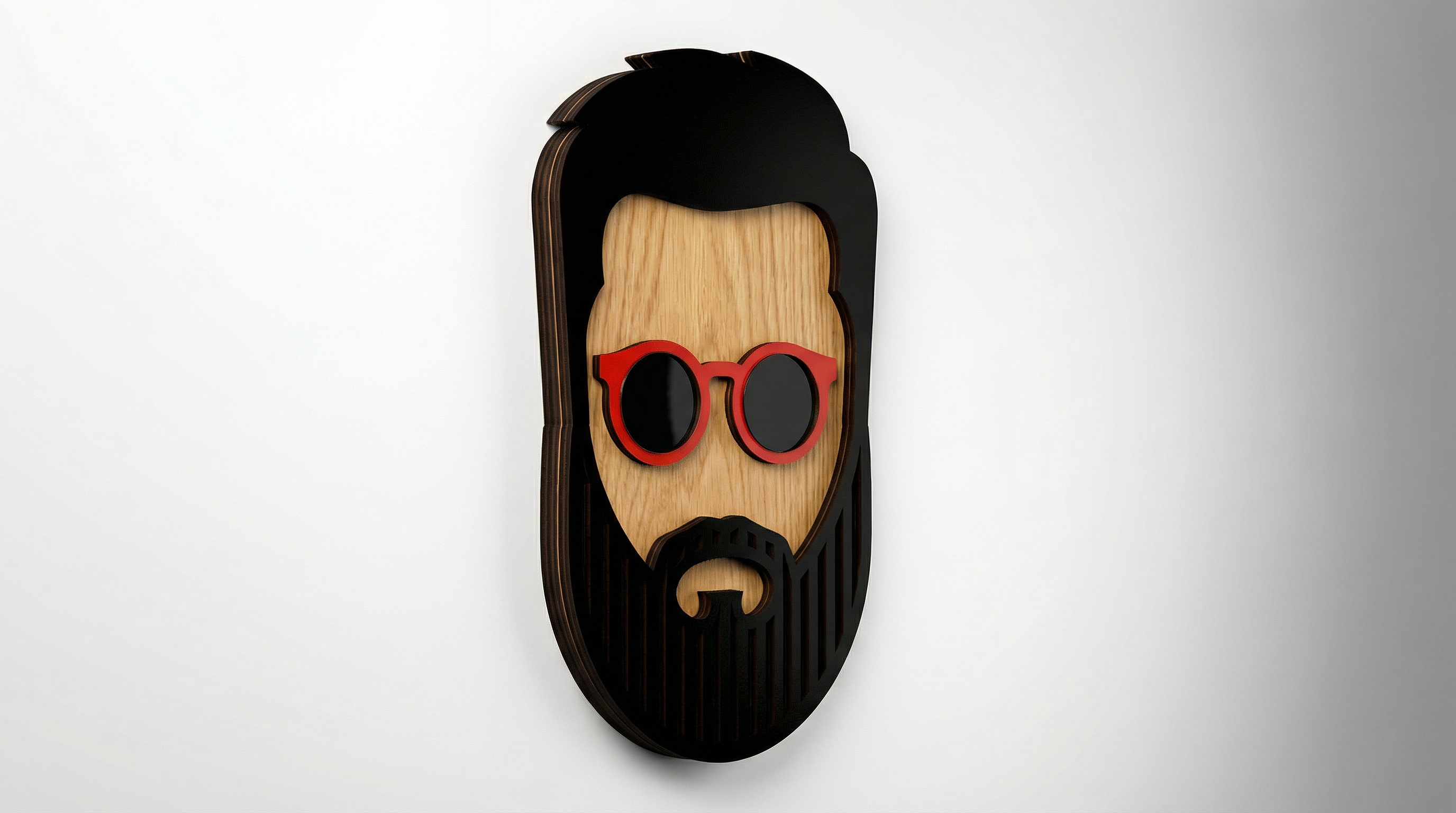 THE VISIONARY WALL MASK – Wooden Wall Mask