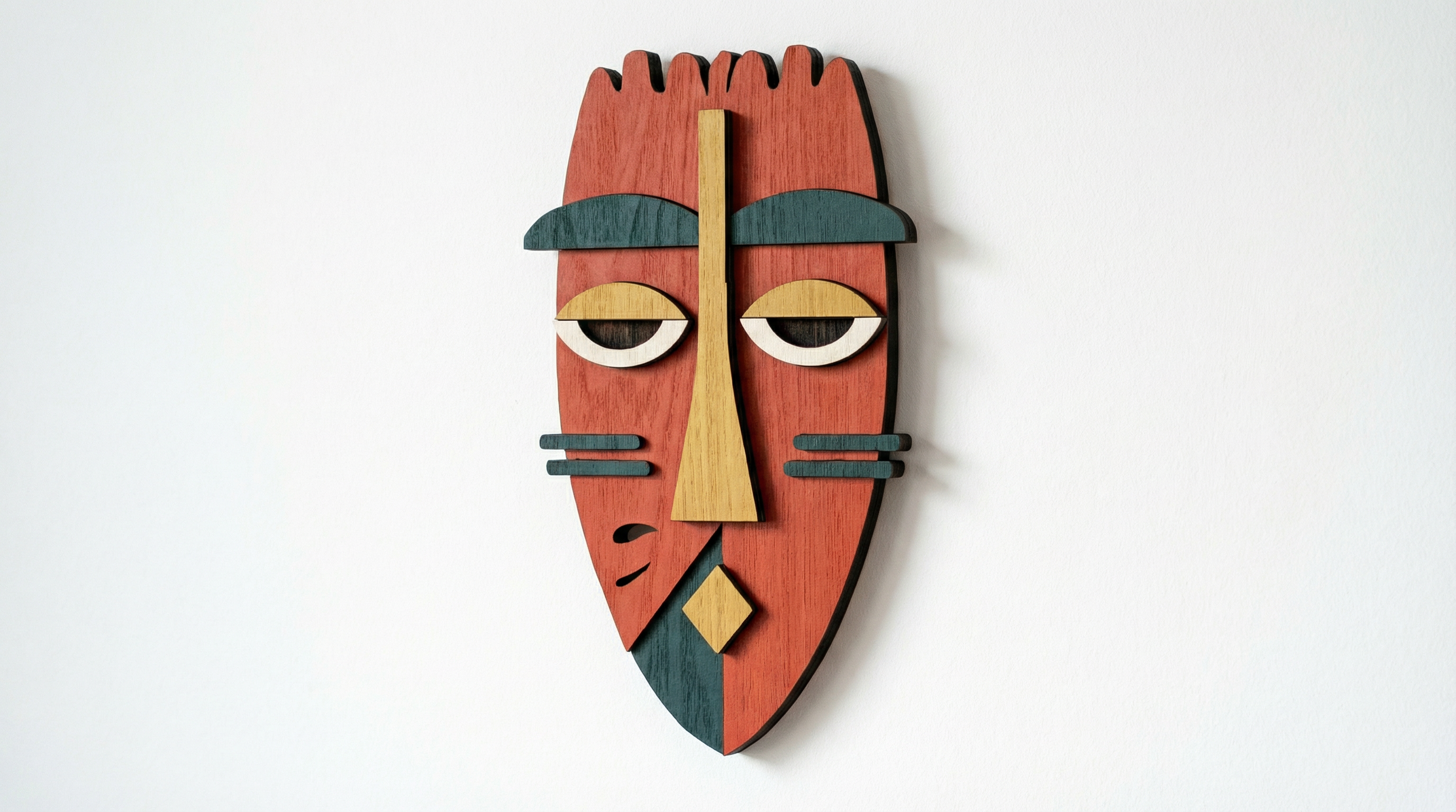 Ayo Mask African Mask wooden wall decor