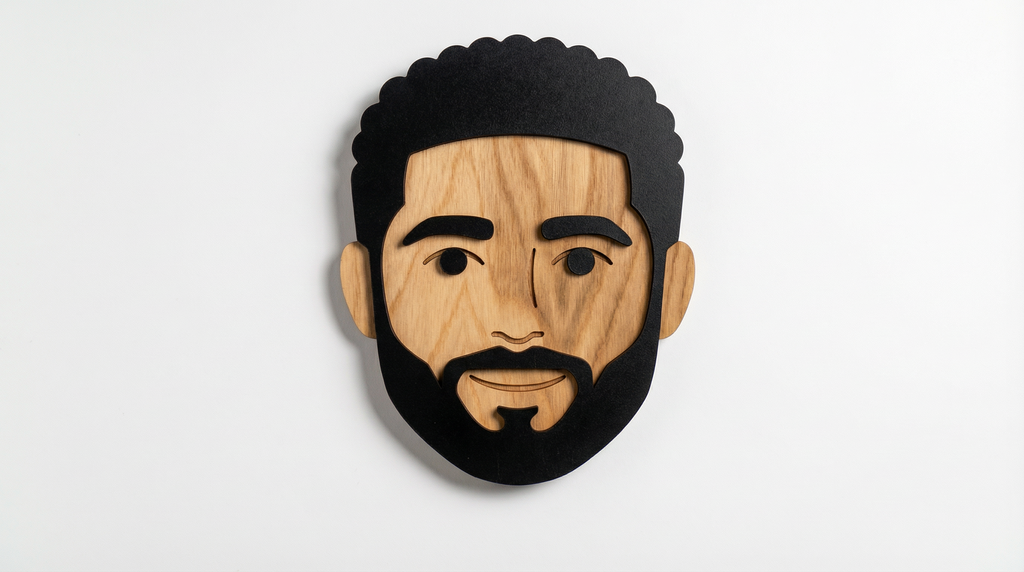 Mr. Carter – Handmade 3D Wooden Wall Decor | Masqez
