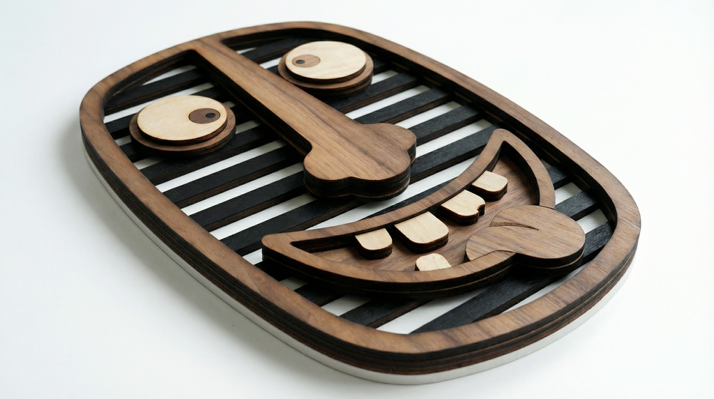 THE JOKER – Handmade 3D Wooden Wall Decor | Masqez