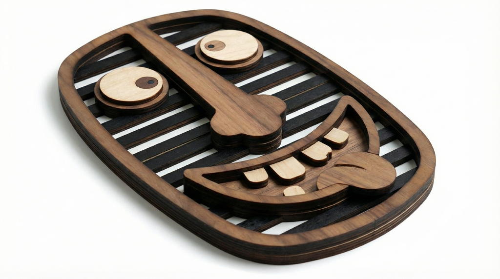 THE JOKER – Handmade 3D Wooden Wall Decor | Masqez