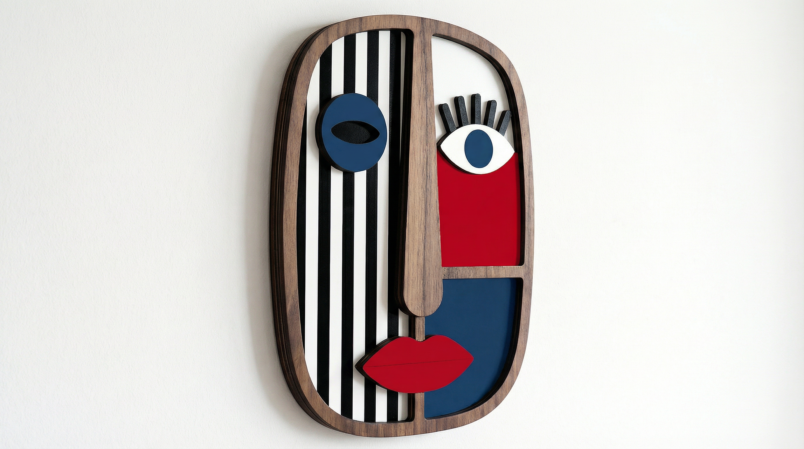 LADY POP – Handmade 3D Wooden Wall Decor | Masqez