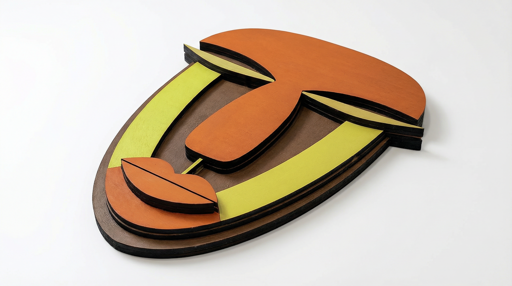Tariq Mask – Handmade 3D Wooden Wall Decor | Masqez