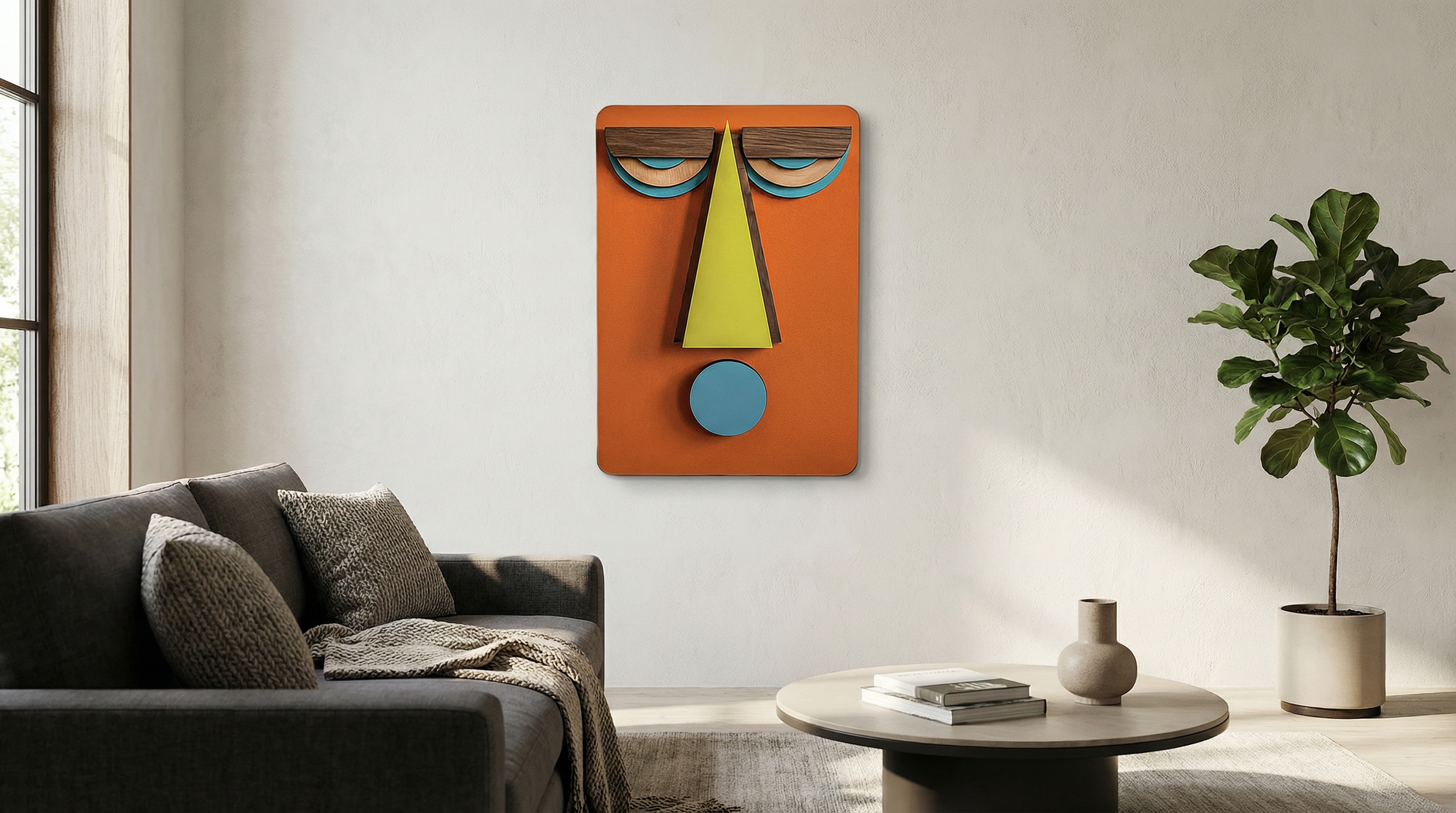 Mosi Mask – Handmade 3D Wooden Wall Decor | Masqez