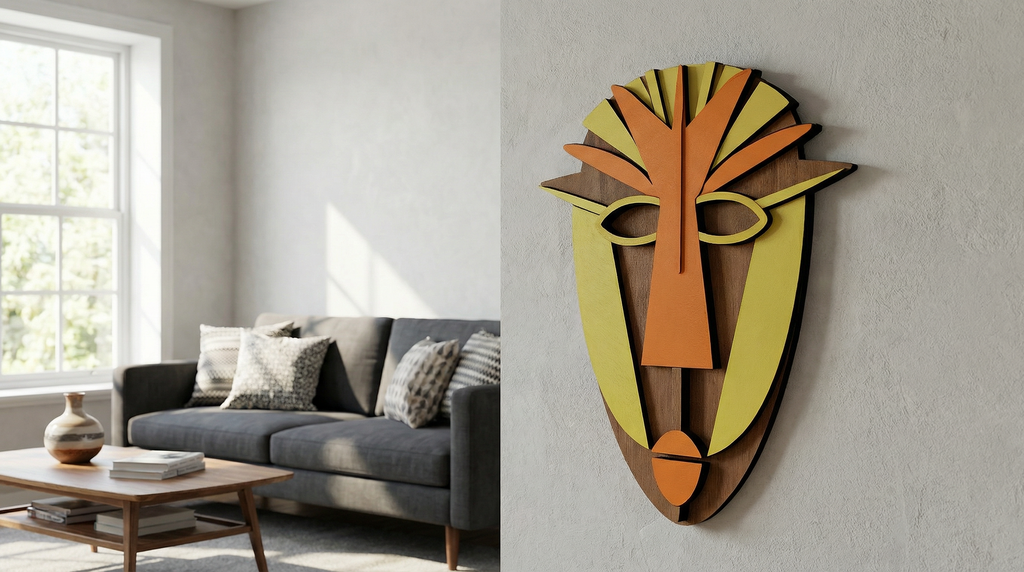 SABA and TARIQ Set - Wooden wall decor