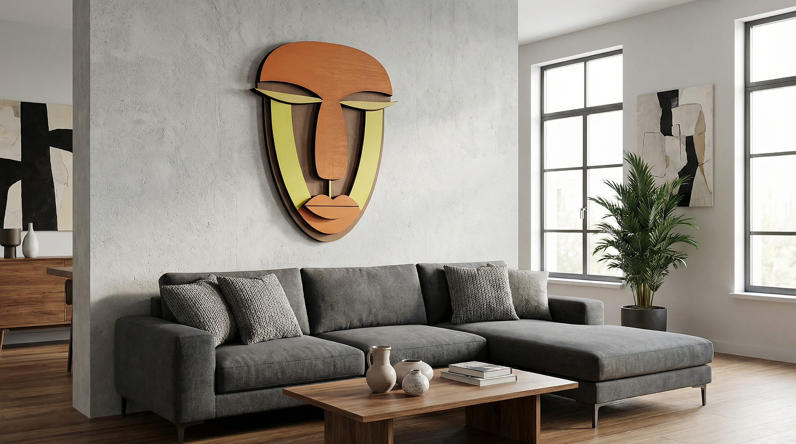 SABA and TARIQ Set - Wooden wall decor