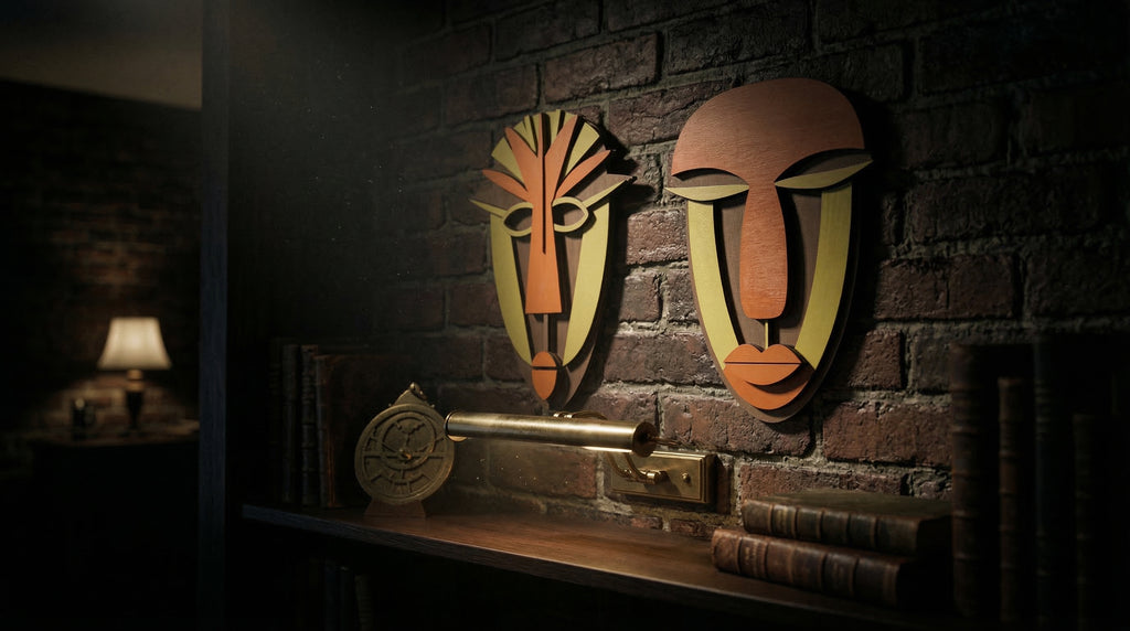 SABA and TARIQ Set - Wooden wall decor