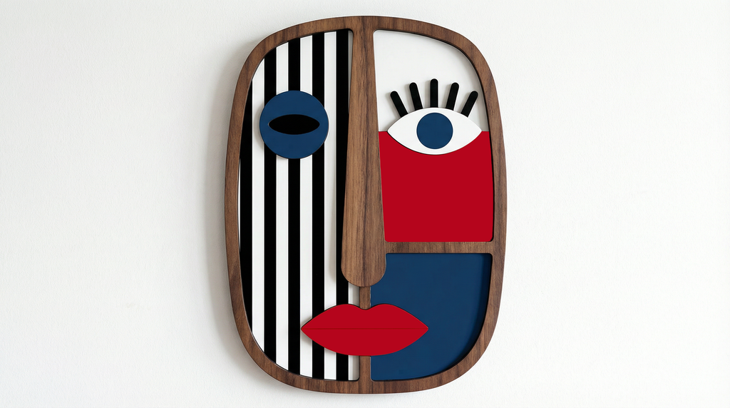 Geometric Set – 3D Wooden Wall Art Set | Masqez