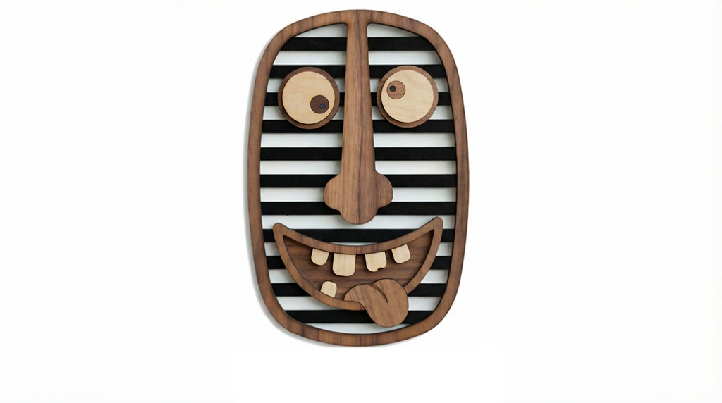 THE JOKER – Handmade 3D Wooden Wall Decor | Masqez